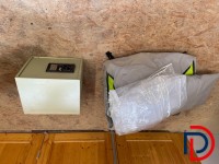 1 used safe, locked, without key (without personal documents)