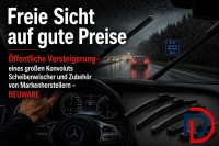 Versteigerung gro&szlig;es Konvolut Neuware Autoscheibenwischer u. Zubeh&ouml;r sowie dazugeh&ouml;riges Marketing u. Werbematerial