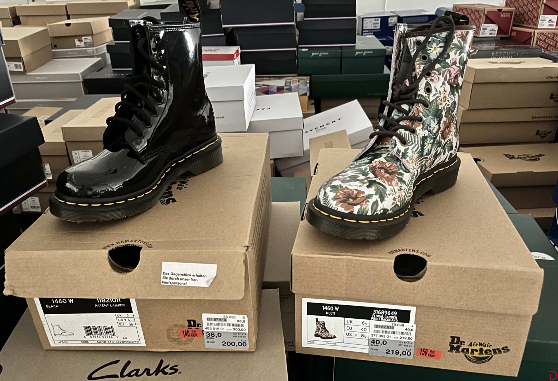 3741 Paar Markenschuhe Neuware
