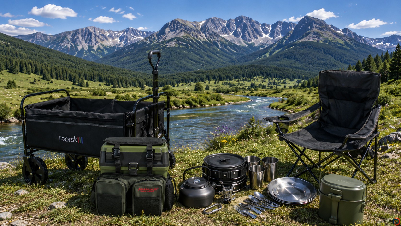 1 Konvolut Outdoor der Marken Black Snake und noorsk aufgrund Pfandrecht des Lagerhalters
