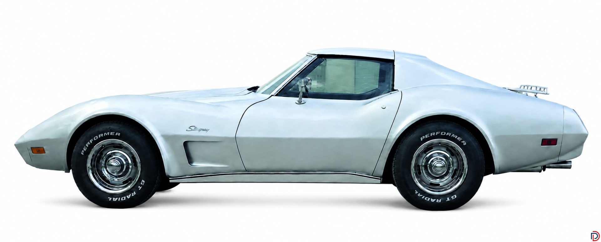 Chevrolet Corvette Stingray, Farbe silber metallic, Baujahr 07 1974